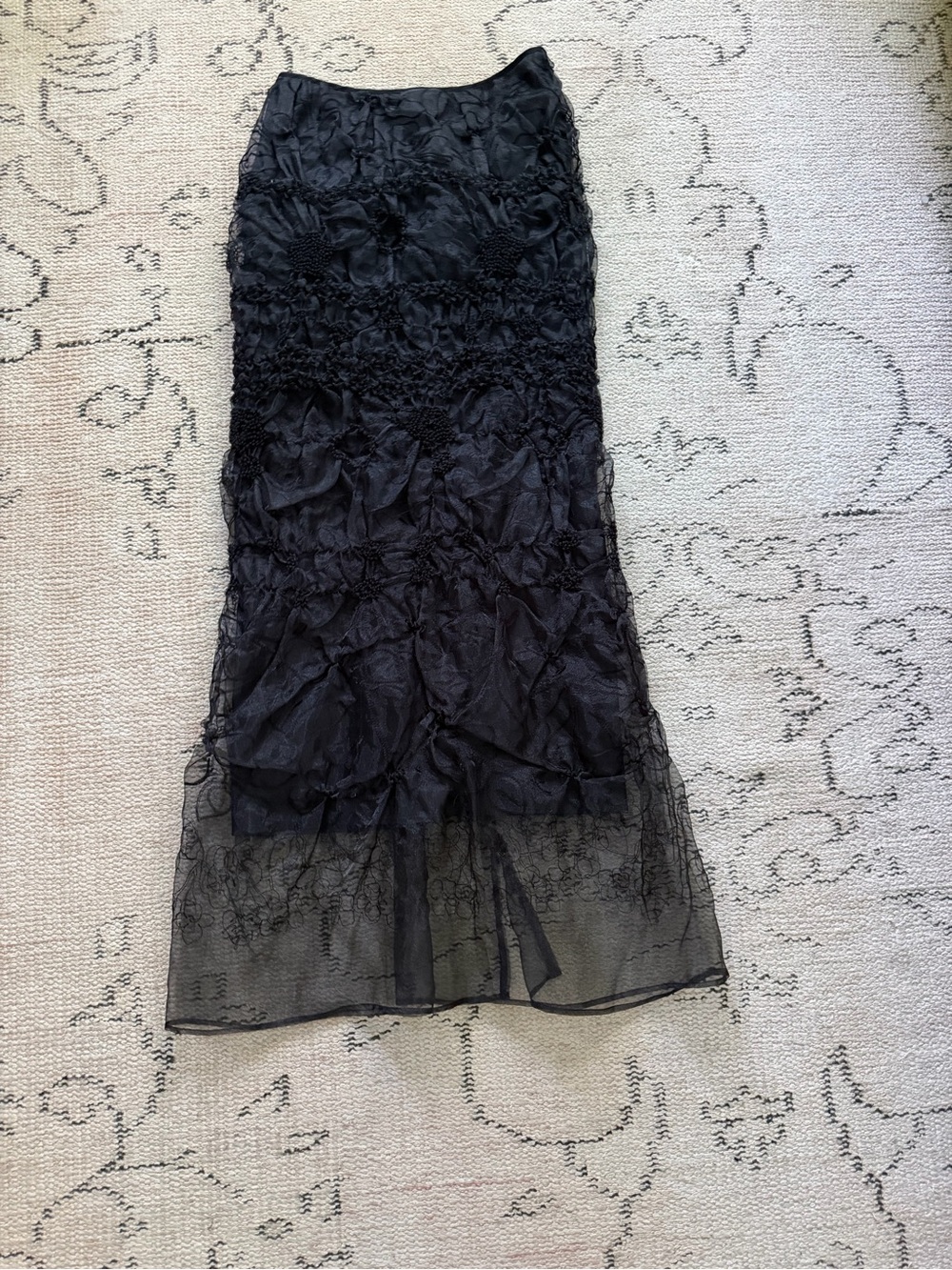 Cecilie Bahnsen Black Glenda Midi Skirt - Picture 4 of 8